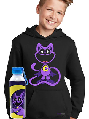 Polerón Catnap Poppy Playtime Niño + Botella Pack Grafimax