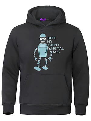 Polerón Bender Futurama Kiss My Shiny Metal Ass Grafimax
