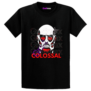 Polera Colossal A.O.T Shingeki No Kyojin Anime Grafimax