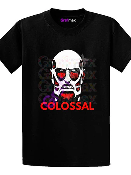 Polera Colossal A.O.T Shingeki No Kyojin Anime Grafimax 1