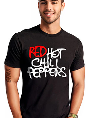 Polera Red Hot Chilli Peppers Handwritten Grafimax