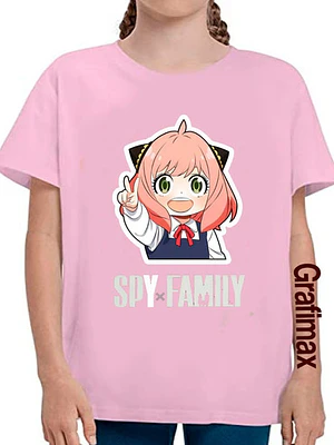 Polera Spy X Family Anime Anya Forger Greeting Grafimax