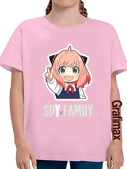 Polera Spy X Family Anime Anya Forger Greeting Grafimax 1