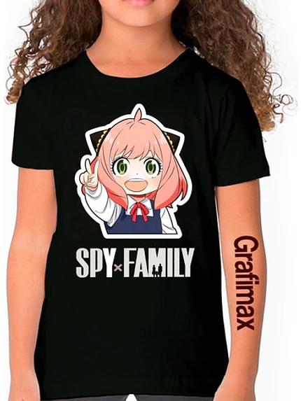 Polera Spy X Family Anime Anya Forger Greeting Grafimax 2