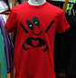 Polera Deadpool Corazón Heart Superhéroes Grafimax - Miniatura 2