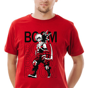 Polera Bakugo Boom Boku No Hero Academia Anime Grafimax