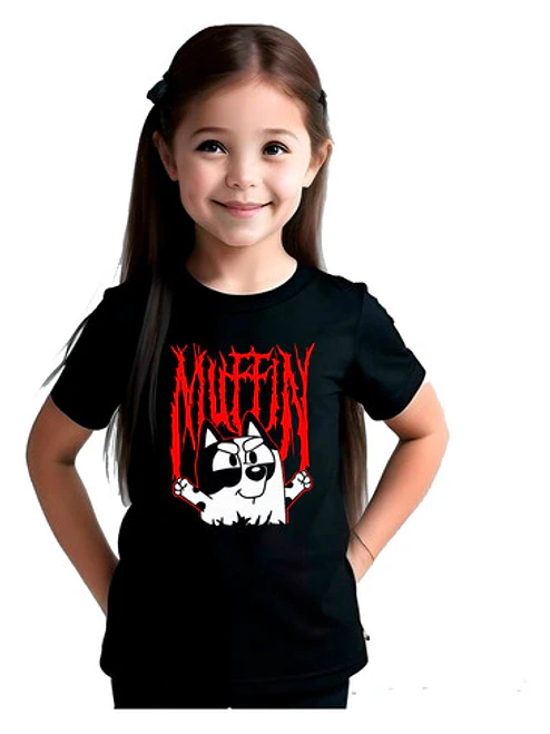 Polera Muffin Bluei Dibujos Animados Grafimax 1