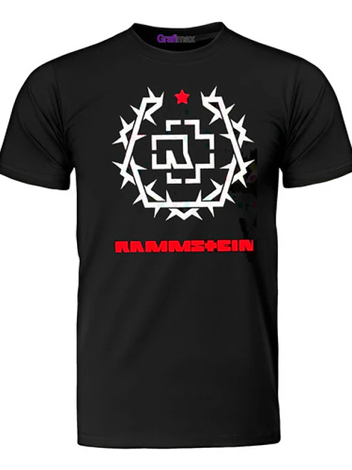 Polera Rammstein Dornen Fünfeck Industrial Metal Grafimax 1