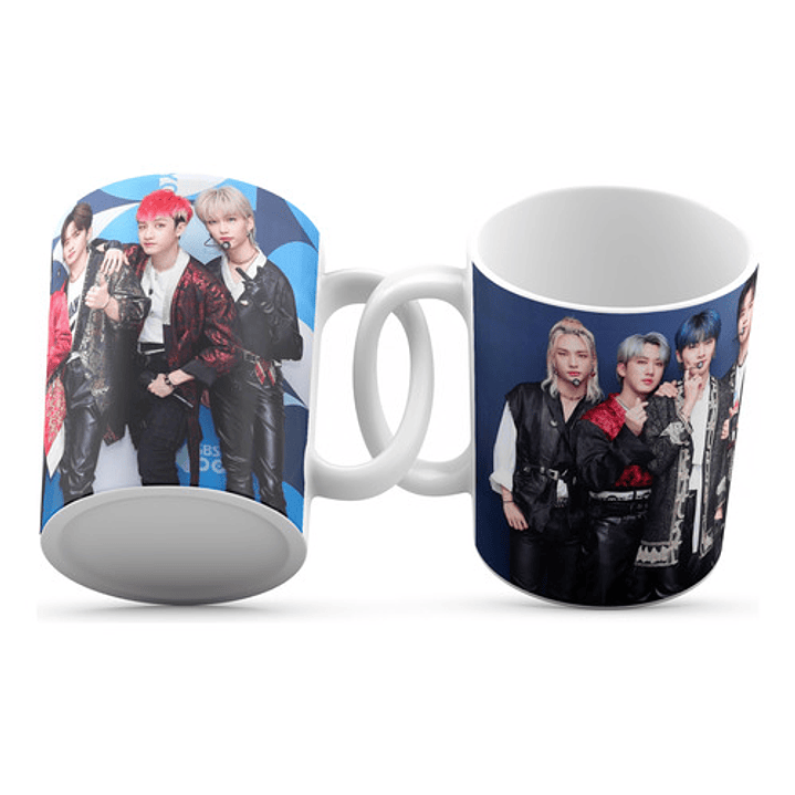 Tazón Mug Stray Kids Diseños 11 Oz Cerámica K-pop Grafimax 35