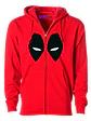 Polerón Deadpool Antihéroe Wade Wilson Juvenil Con Cierre Grafimax - Miniatura 7