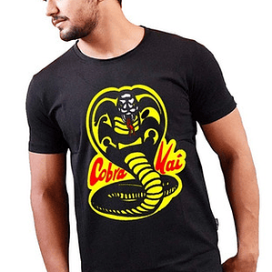 Polera Cobra Kai Serie Karate Kid Retro Grafimax