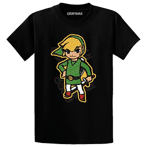 Polera Legend Of Zelda Link'S Draw Video Juegos Grafimax