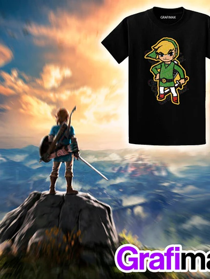 Polera Legend Of Zelda Link'S Draw Video Juegos Grafimax 2