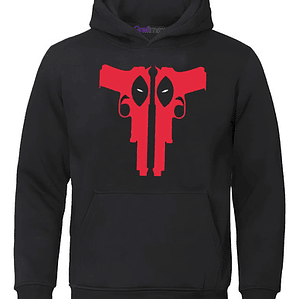 Polerón Deadpool Gunz Marvel Negro Grafimax
