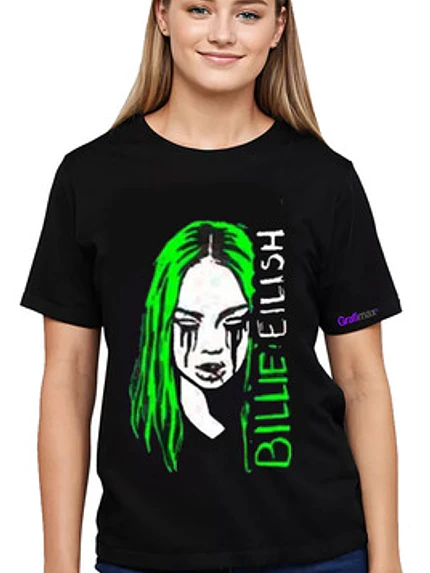 Polera Billie Eilish Black Tears Música Grafimax 1