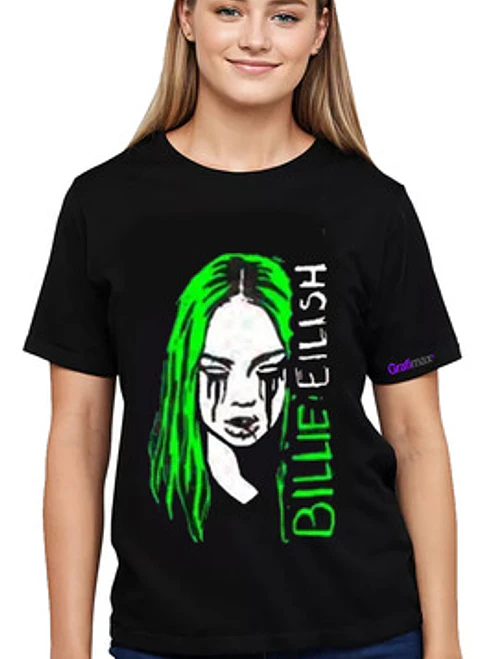 Polera Billie Eilish Black Tears Música Grafimax 1