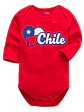Body Bebe Pilucho Chile Corazón Fiestas Patrias Grafimax - Miniatura 1