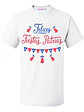 Polera Blanca Algodón Fiestas Patrias Chile Grafimax - Miniatura 1