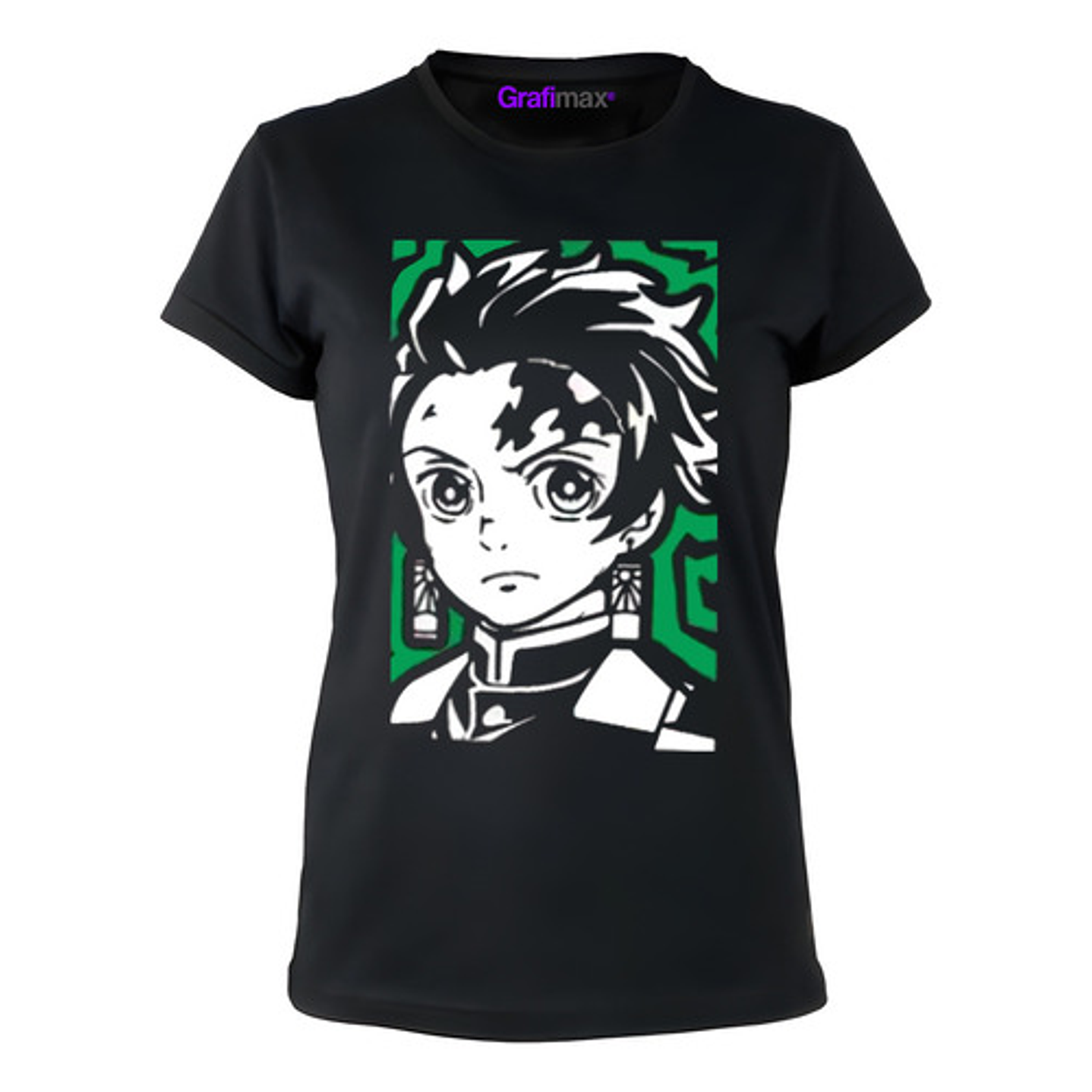 Polera Demon Slayer Tanjiro Kamado Mujer Grafimax 1