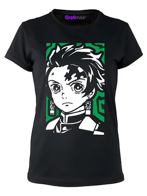Polera Demon Slayer Tanjiro Kamado Mujer Grafimax