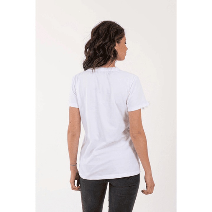 Polera Blanca Fiestas Patrias Chile Bandera Unisex Grafimax 4