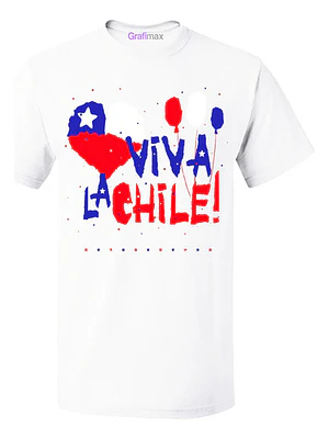Polera Viva La Chile Fiestas Patrias 18 Sept Unisex Grafimax