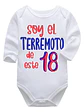 Body Bebe Pilucho Soy El Terremoto De Este 18 Chile Grafimax - Miniatura 1