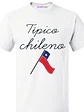 Polera Blanca Algodón Típico Chileno 18 Septiembre Chile - Grafimax - Miniatura 1