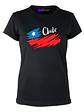 Polera Chile Bandera Mancha Fiestas Patrias Mujer Grafimax - Miniatura 1