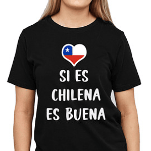 Polera Si Es Chilena Es Buena Fiestas Patrias Mujer Grafimax