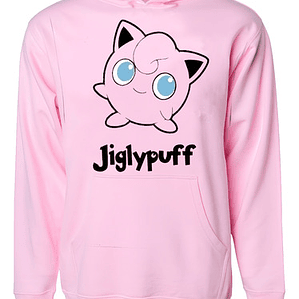 Poleron Giglypuff Poke Oversize Rosado Todas Las Tallas Grafimax