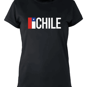 Polera Chile Bandera Fiestas Patrias Mujer Nacional Grafimax
