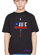 Polera Chile Mapa Fiestas Patrias 18 Niño Colores Grafimax - Miniatura 1