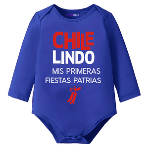 Body Bebé Pilucho Mis Fiestas Patrias Chile Lindo Grafimax