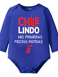 Body Bebé Pilucho Mis Fiestas Patrias Chile Lindo Grafimax - Miniatura 1
