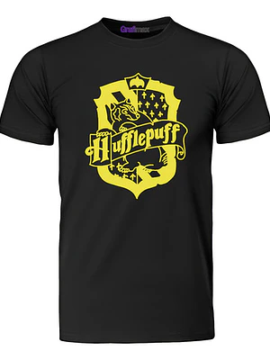 Polera Harry Potter Hufflepuff Shield Libro Grafimax