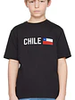 Polera Chile Nombre Y Mapa Fiestas Patrias 18 Niño Grafimax - Miniatura 1
