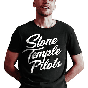 Polera Stone Temple Pilots Cursive Rock Música Grafimax