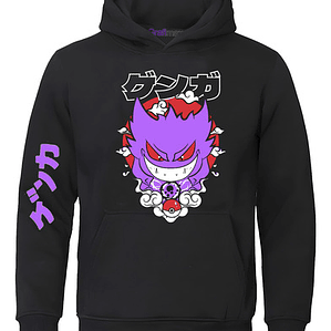 Polerón Gengar Todas Las Tallas Unisex Poke Go Diseños Grafimax