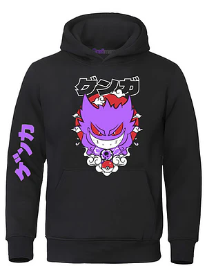 Polerón Gengar Todas Las Tallas Unisex Poke Go Diseños Grafimax