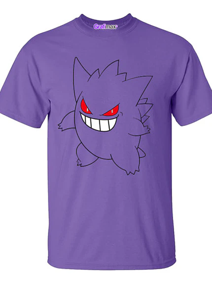 Polera Gengar Poke Morada Diseño Todas Las Tallas Grafimax 2