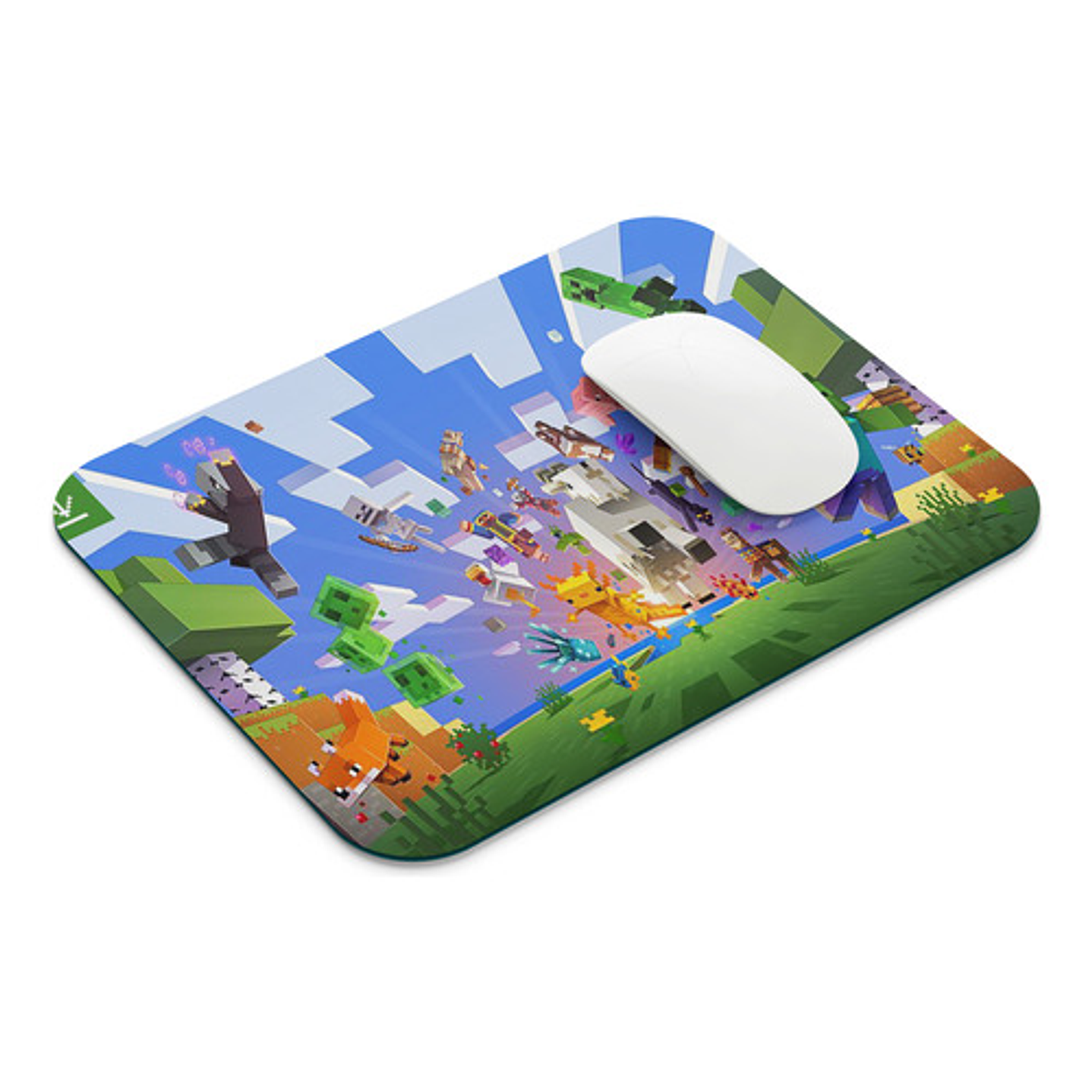 Mouse Pad Minecraft Diseños 17x21 Cms Videojuegos Grafimax 7