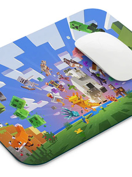 Mouse Pad Minecraft Diseños 17X21 Cms Videojuegos Grafimax 7