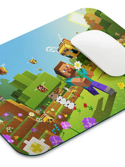 Mouse Pad Minecraft Diseños 17X21 Cms Videojuegos Grafimax 10
