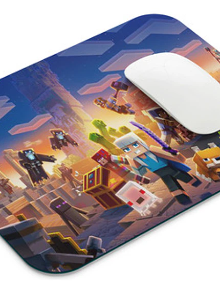Mouse Pad Minecraft Diseños 17X21 Cms Videojuegos Grafimax 13