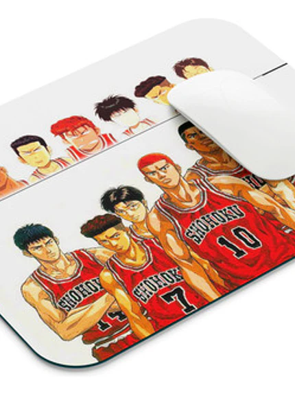Mouse Pad Ratón Slam Dunk Liso 21X17 Cms Anime Grafimax 10