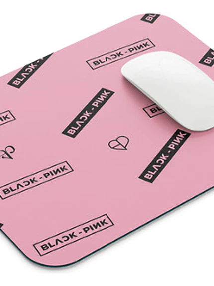 Mouse Pad Black Pink DiseÃ±os 17x21 Cms K-pop Grafimax 10