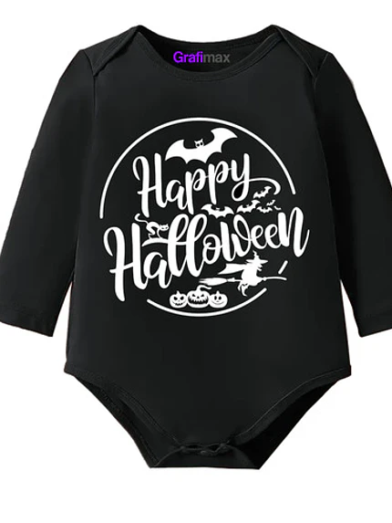 Body Pilucho bebé Happy Halloween Disfraz Grafimax 1