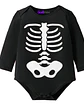 Body Pilucho bebé Halloween Huesitos Disfraz Grafimax - Miniatura 1