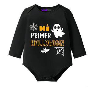 Body Pilucho Bebe Mi Primer Halloween Disfraz Grafimax